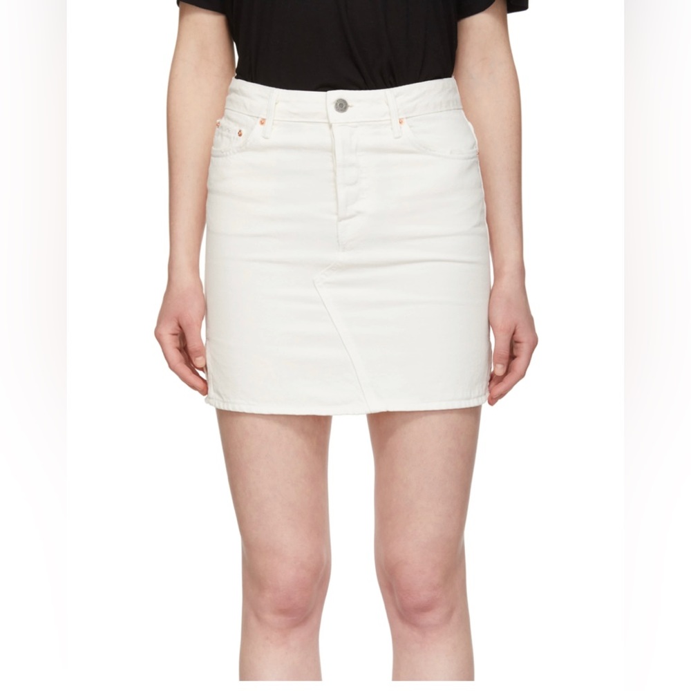 NWOT GRLFRND Blaire Denim Mini Skirt in Size 27